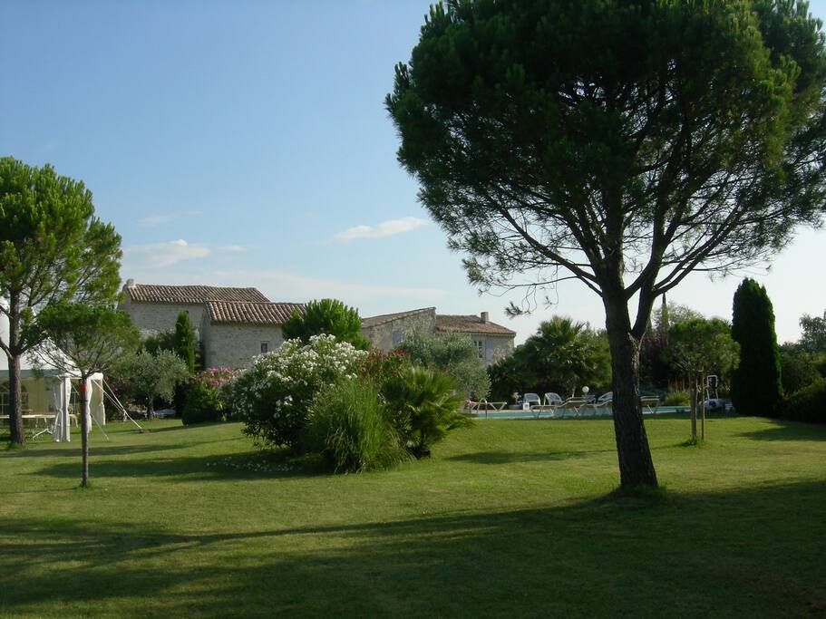 Vue du fond du parc