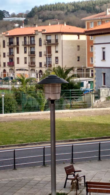 vista desde el balcón