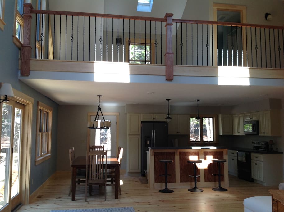 Living/Dining/Kitchen with Loft