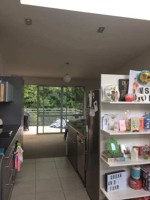 Looking from lounge to the kitchen
