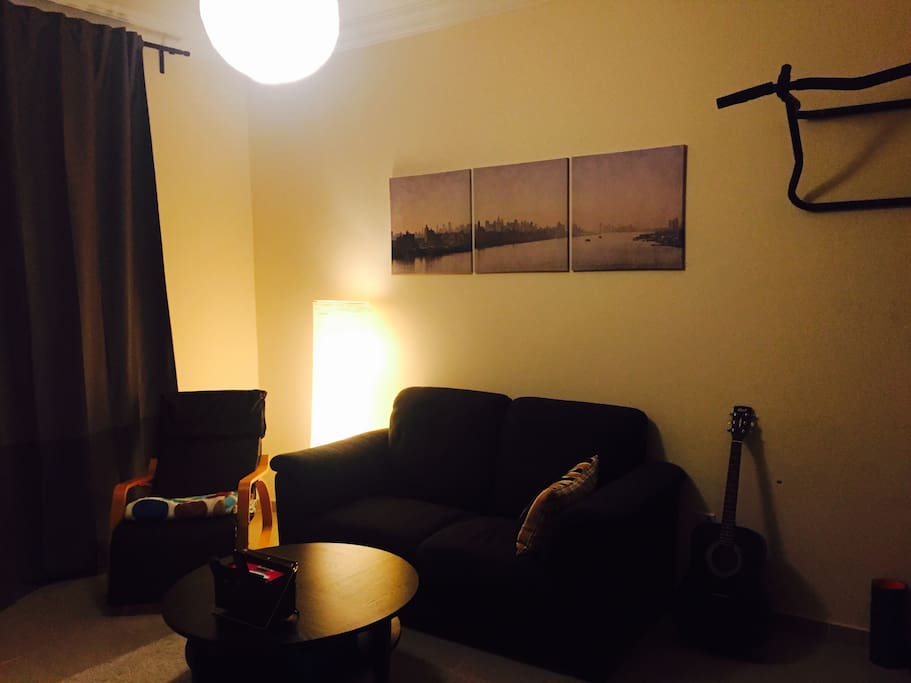 Living room with couch and sofa