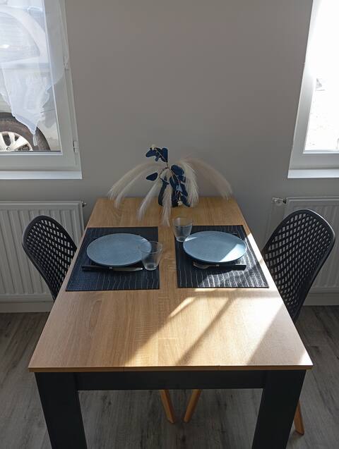 Independent accommodation with private parking