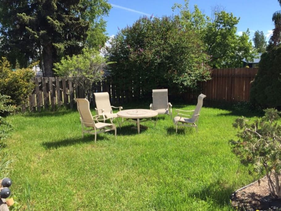 Portion of the yard that catches lots of sun!