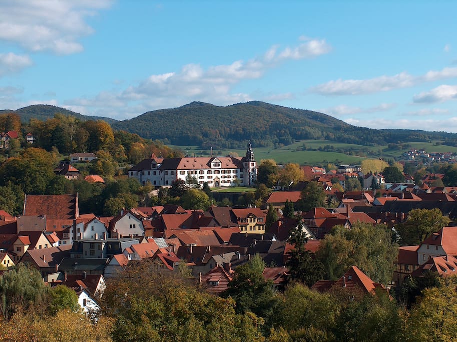 Dieses tolle Postkartenmotiv können Sie von Ihrer Dachterrasse knipsen