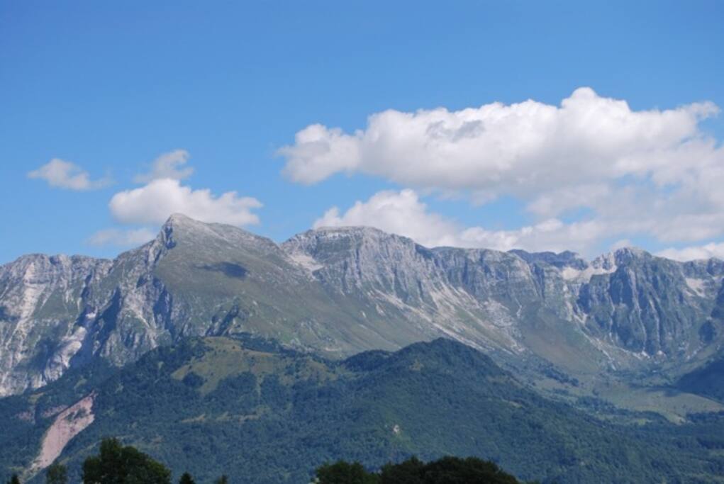 Julian Alps view from Matajur