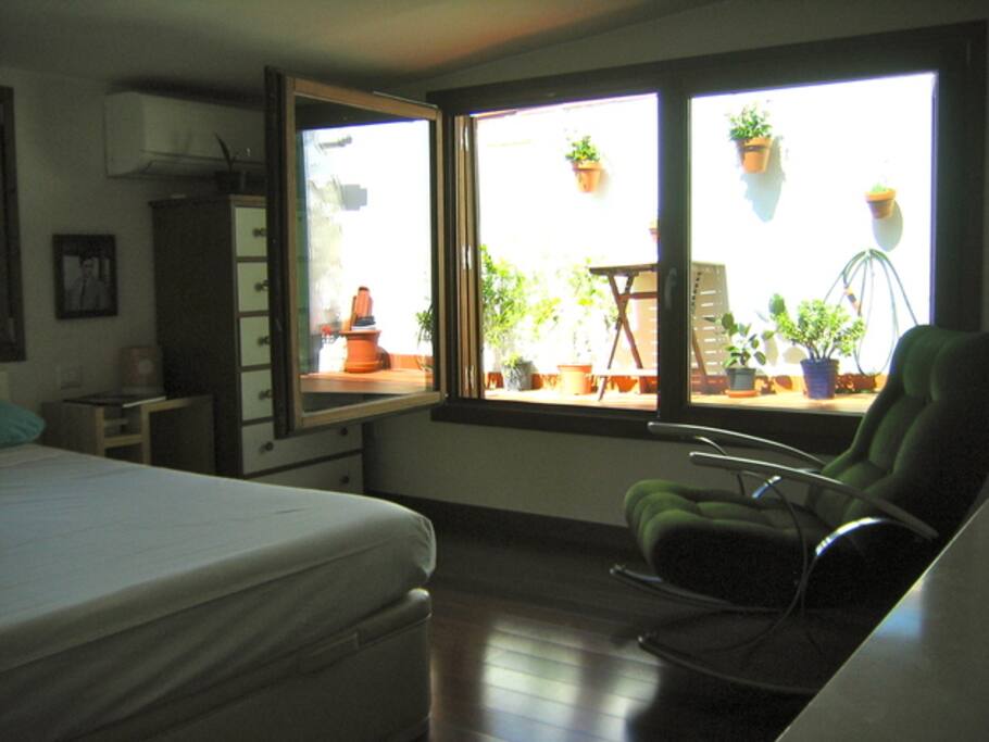Bedroom and terrace