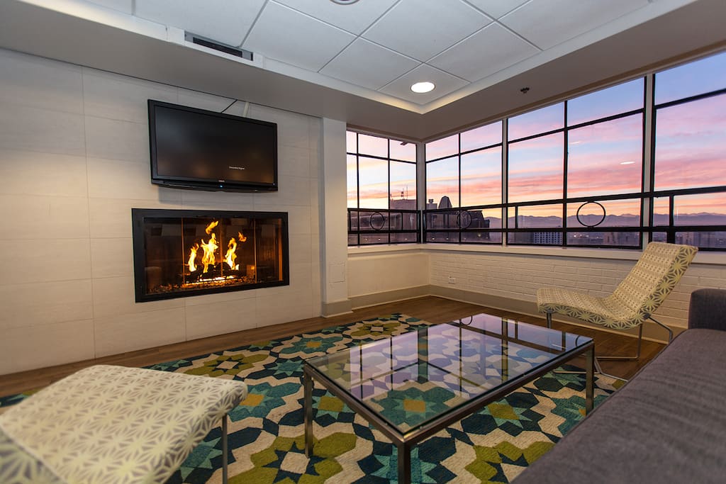 Rooftop lounge