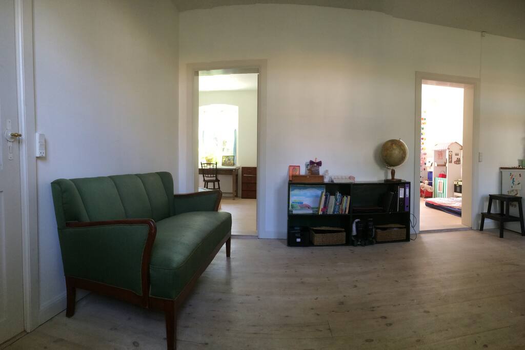 Nice atmosphere. Two bedrooms.