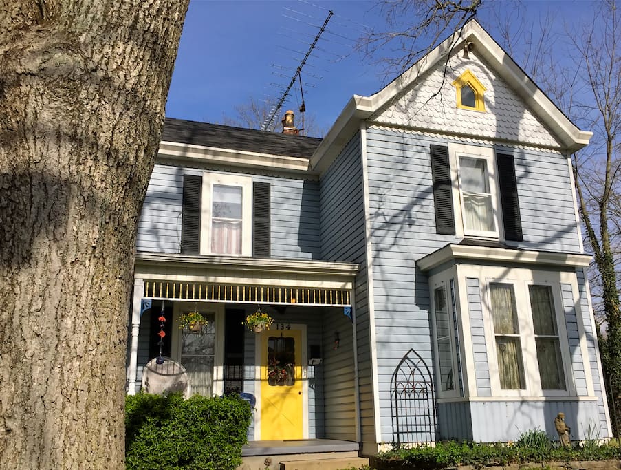 Our home was built in 1890 in a Victorian neighborhood.