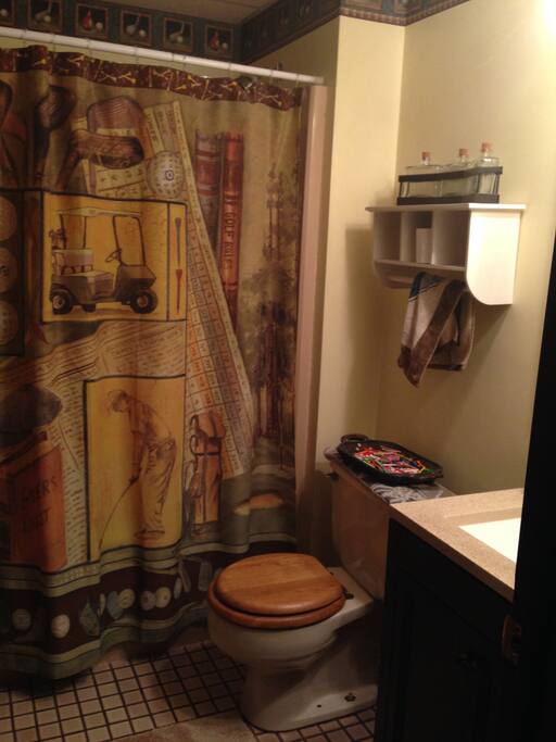 The private bathroom
