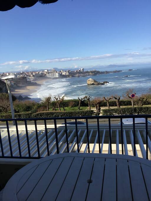vue du balcon