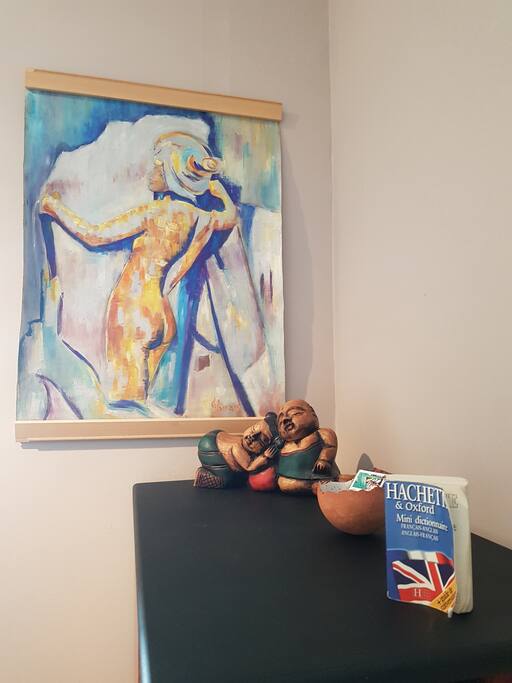 Un détail de la déco de la chambre