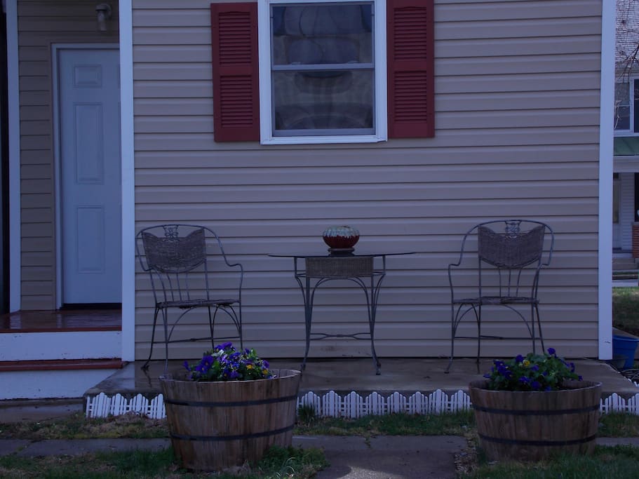 The back porch, coffee anyone?