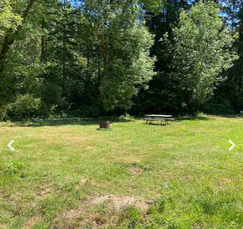 Hemp farm camping