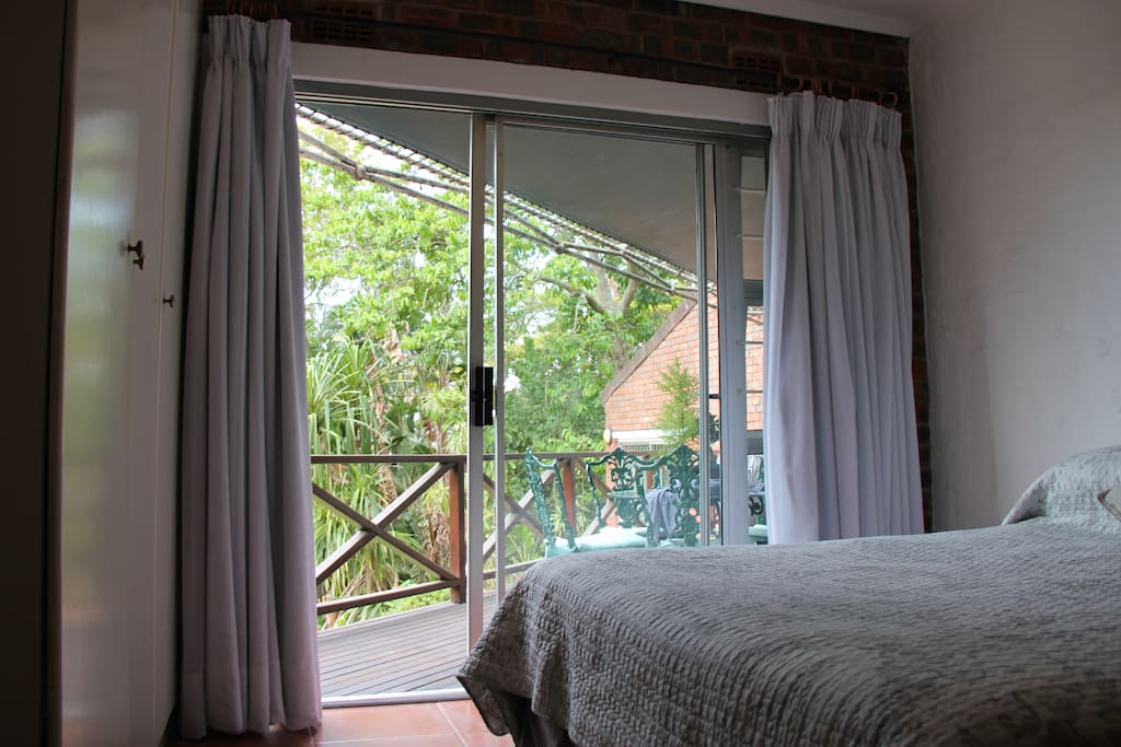 Your room with leading onto main deck.