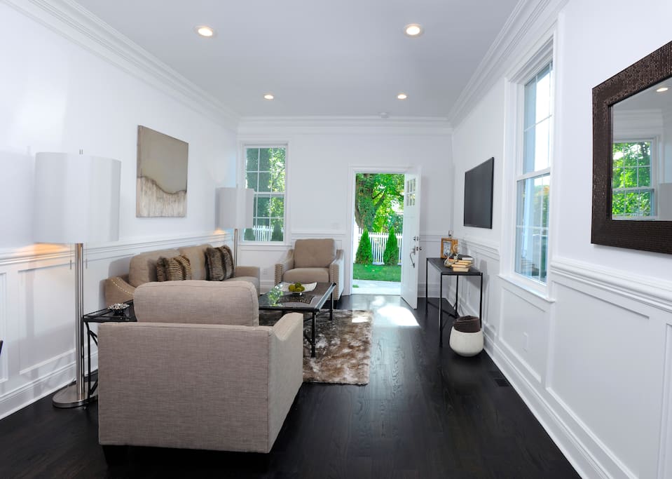 View from the living room stairs