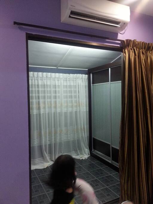 Master room with air-conditioned