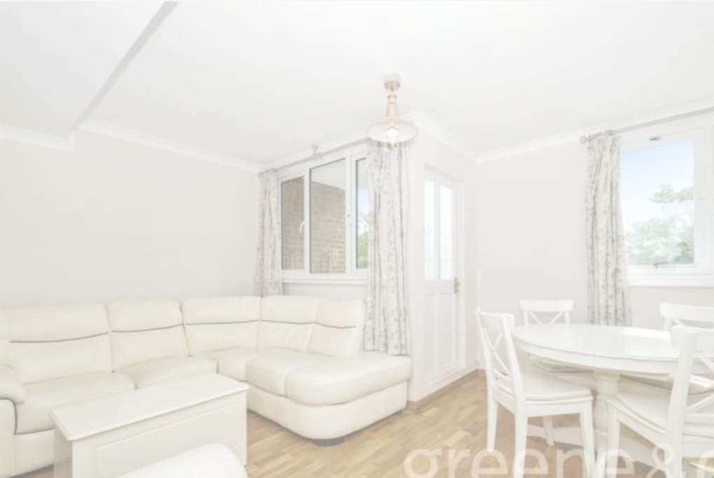 Living room with balcony