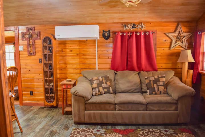 Perfectly Located “Knotty & Nice” Cabin W/ Hot Tub - Ruidoso, NM