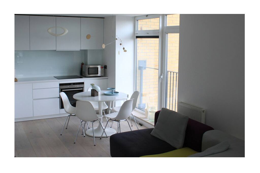 open kitchen living room