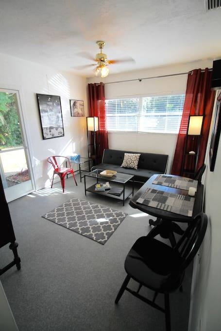 The living room