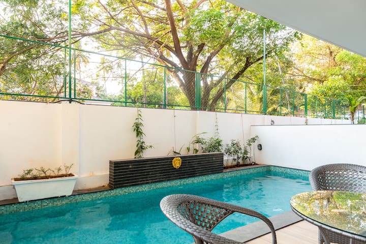 Villa Zuari 3BHK Premium Villa -Private Pool- Baga