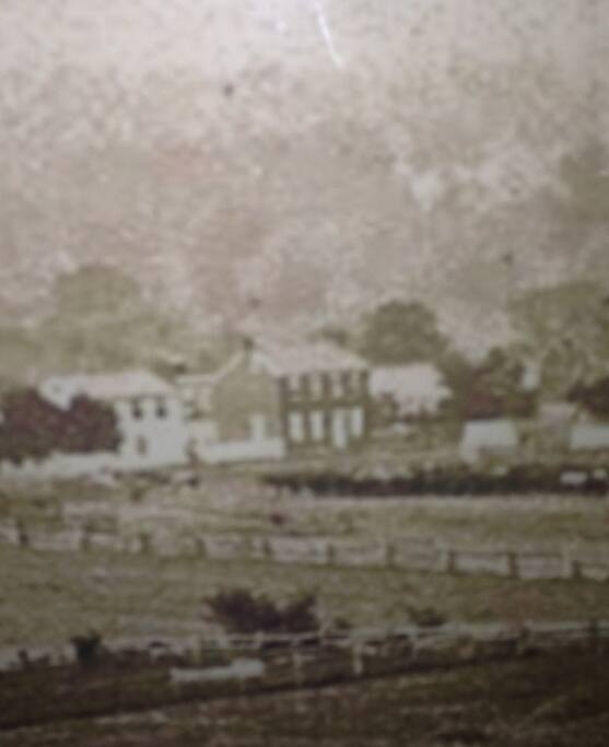 Our home right after the battle in a July, 1863 photograph