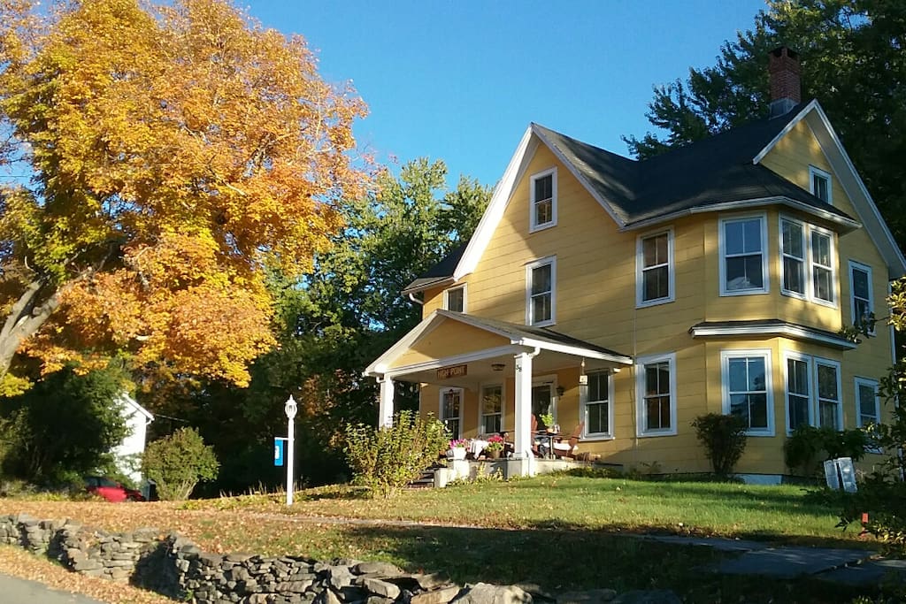 The yellow house