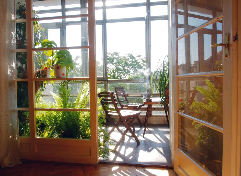 Your private balcony for smoking and drinking