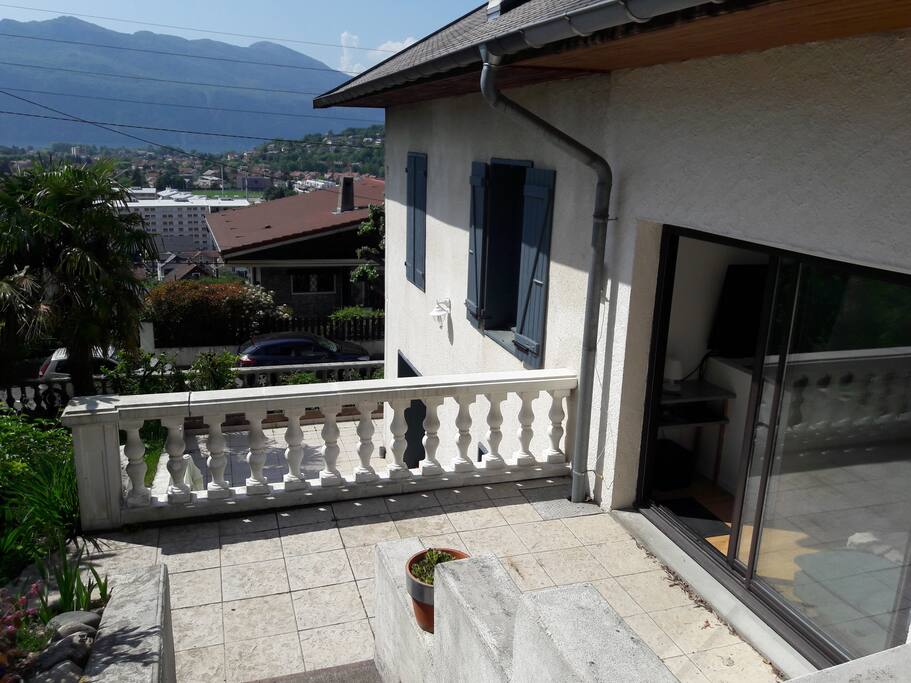 Vue sur terrasse sud 1er étage