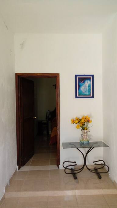 PUERTAS DE MADERA EN LAS DOS HABITACIONES