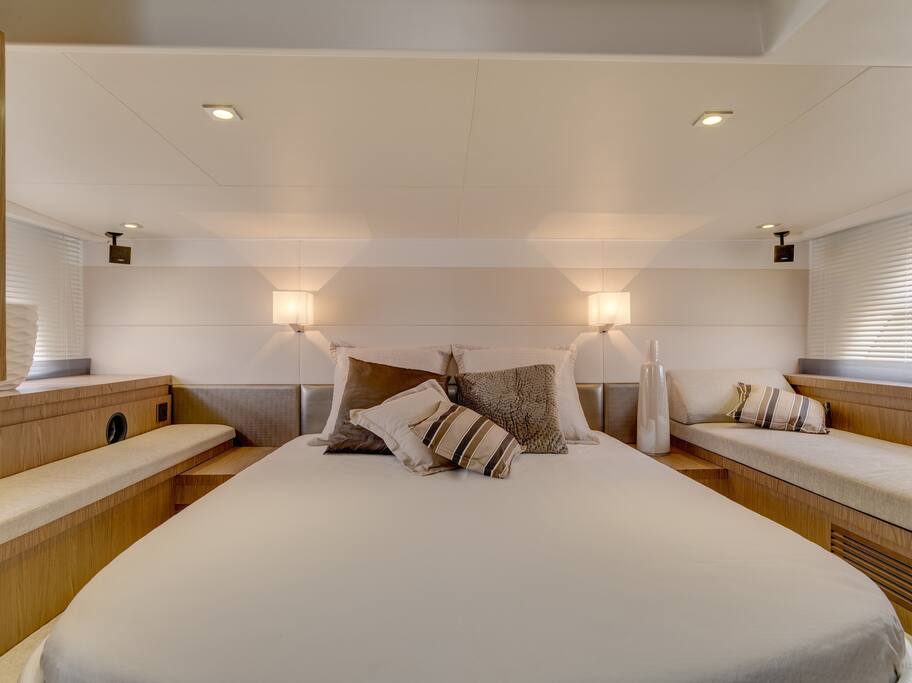 Be rocked to sleep in our super comfortable staterooms.