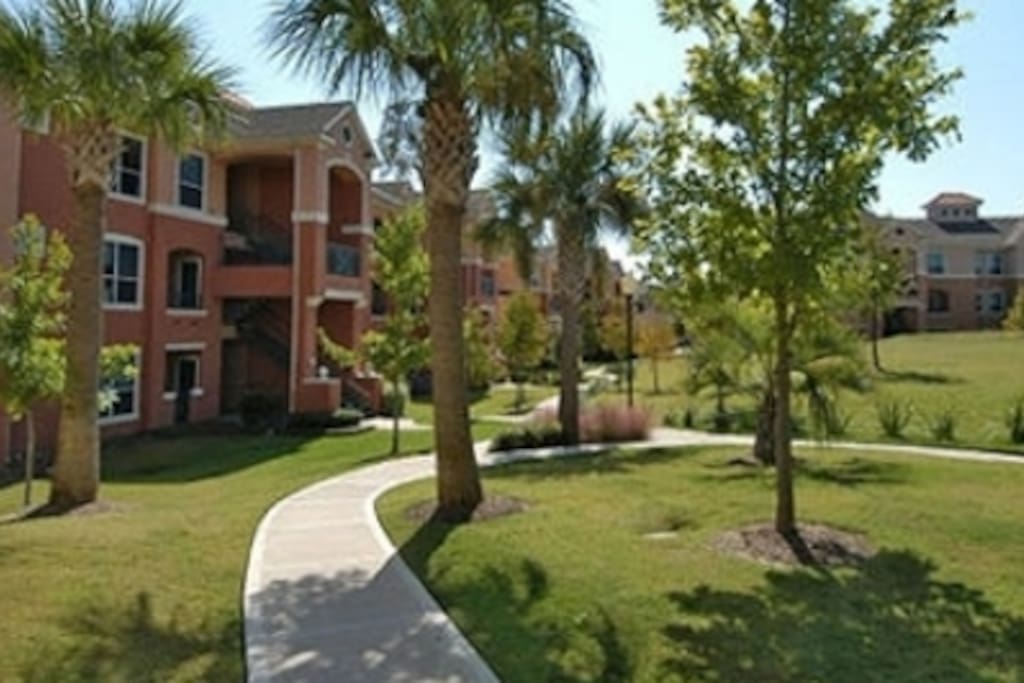 Tranquil community grounds