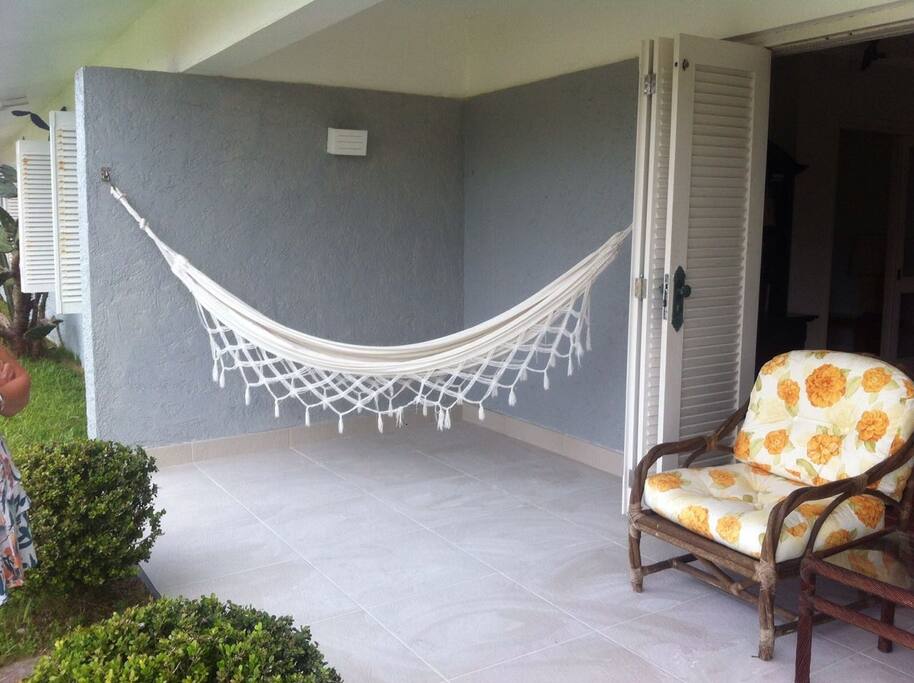 Descansando em contato com a natureza