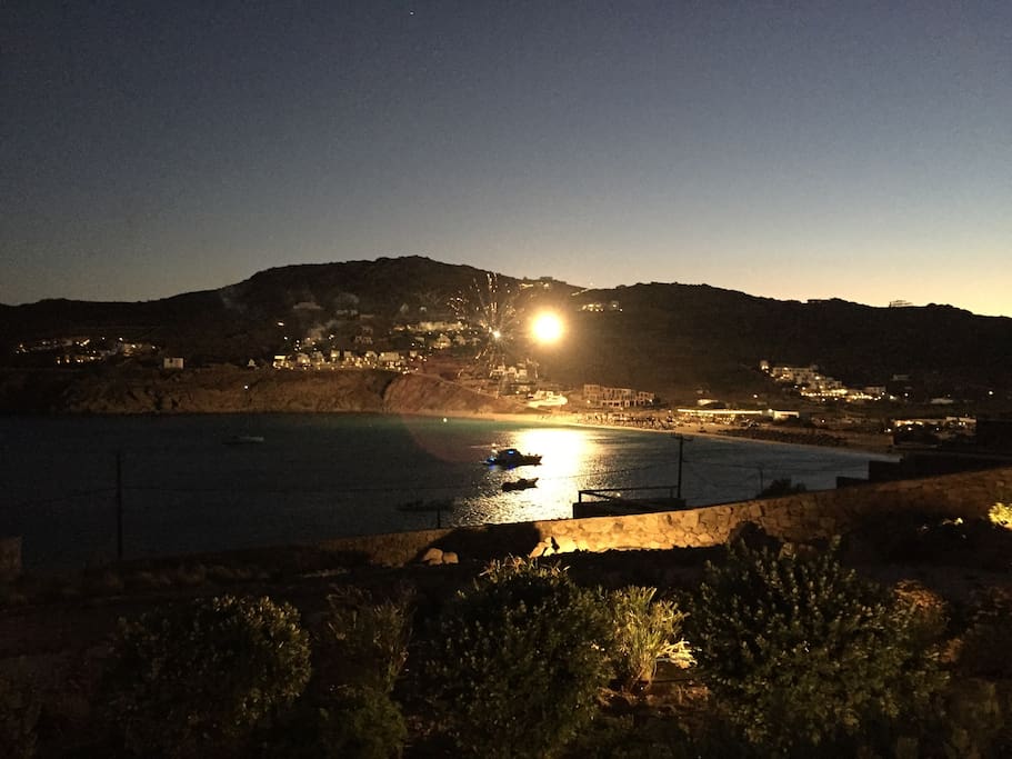 Our view in the night time.