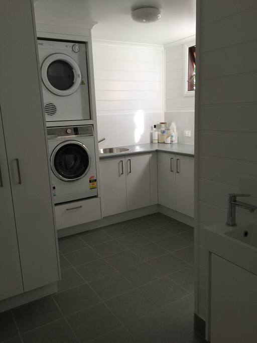 Large laundry area