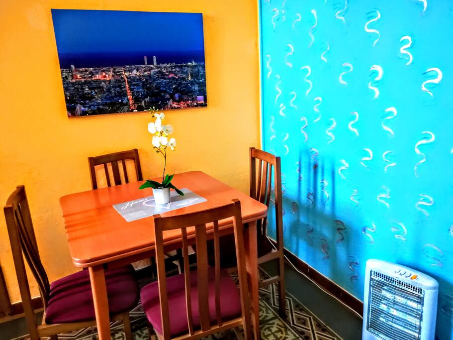 Table and chairs