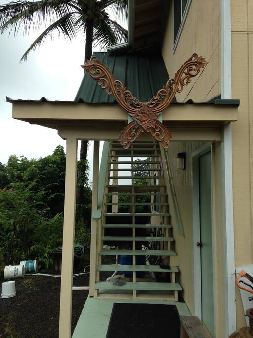stairway to Thai style apartment