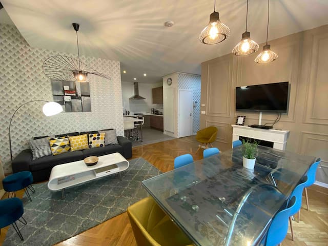 Duplex charme T5 terrasse wifi haut débit 3 SDB