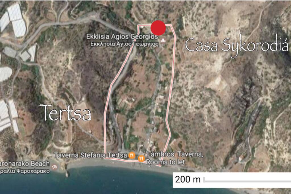 Lage in Tertsa / Location in Tertsa