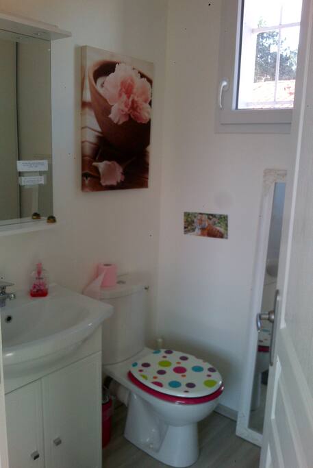 lavabo et WC privés