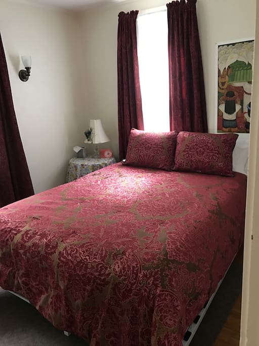 NEW HUGE and COMFY bed in well appointed bedroom.