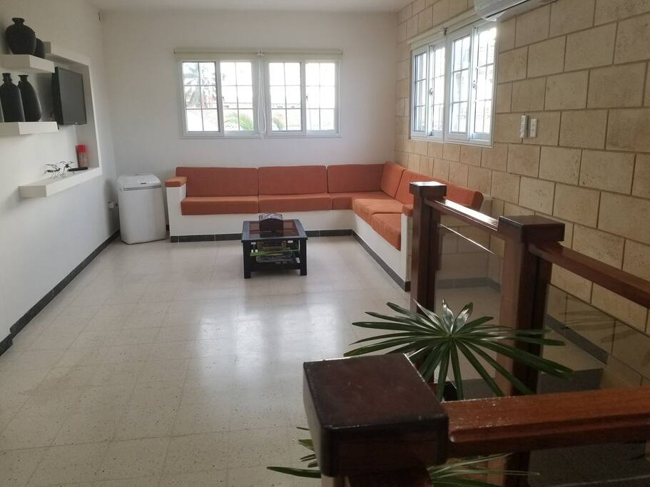 Sala de la casa climatizada