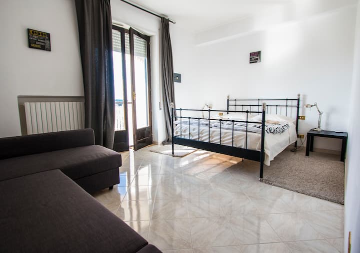 Chambre double avec canapé-lit