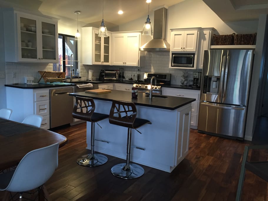 Roomy chef-inspired kitchen
