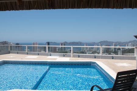 Espectacular departamento con vista al mar