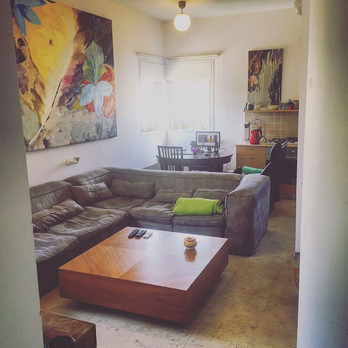 living room.