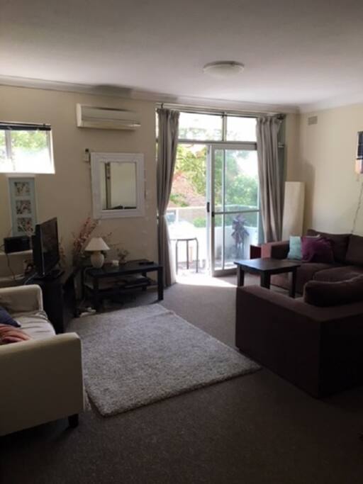 Living Room with private balcony