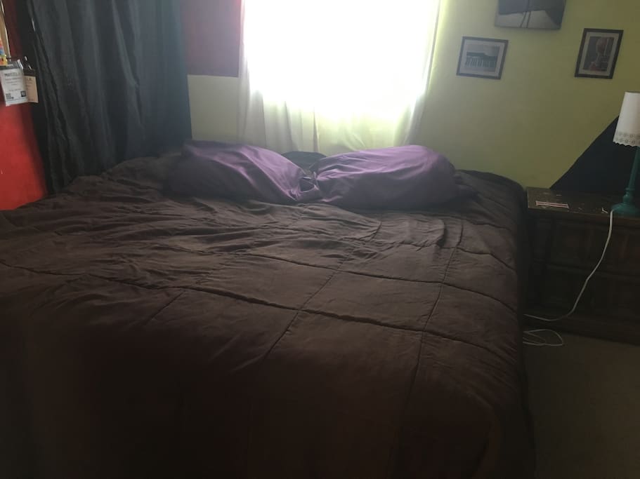 My beautiful big bed <3 (two twins together)