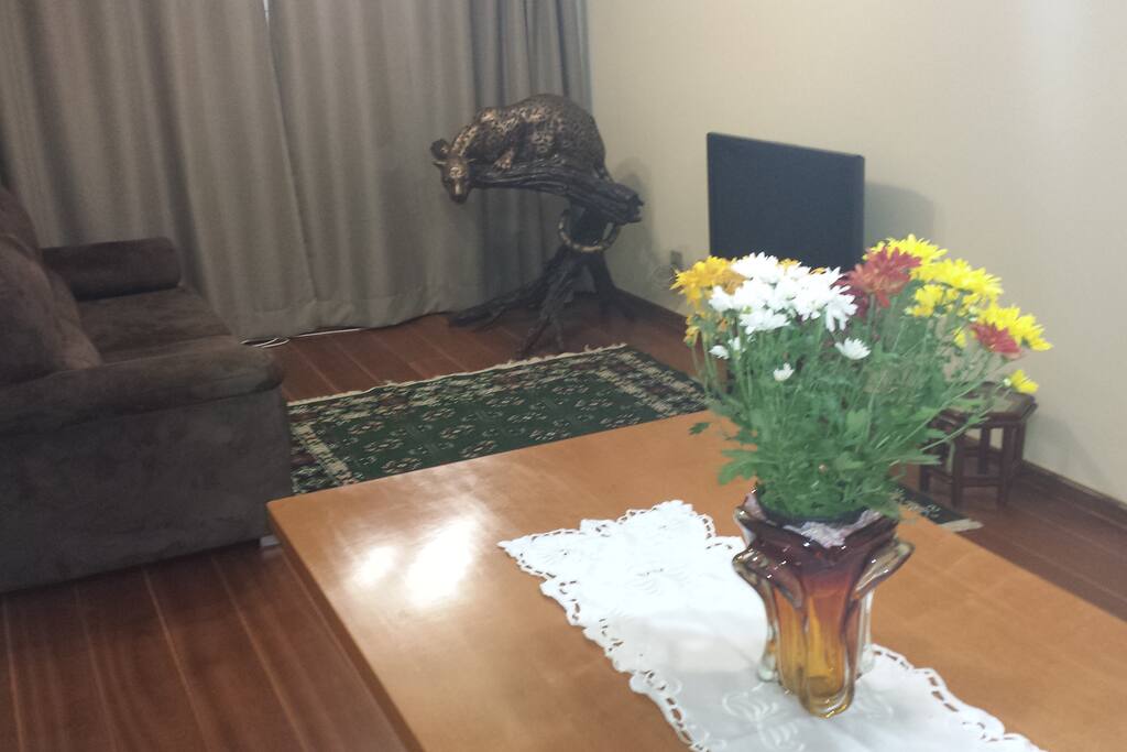 Vista da Mesa da Sala de Estar